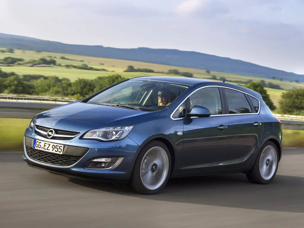 Opel Astra (P10) 4 поколение, рестайлинг, хэтчбек 5 дв. (09.2012 - 10.2015)